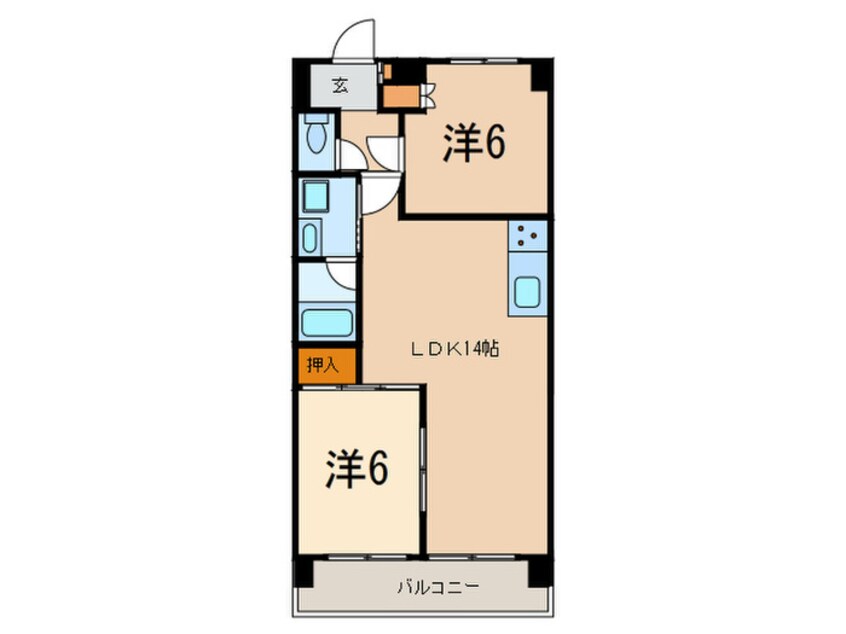 間取図 ラ・メゾン伊藤