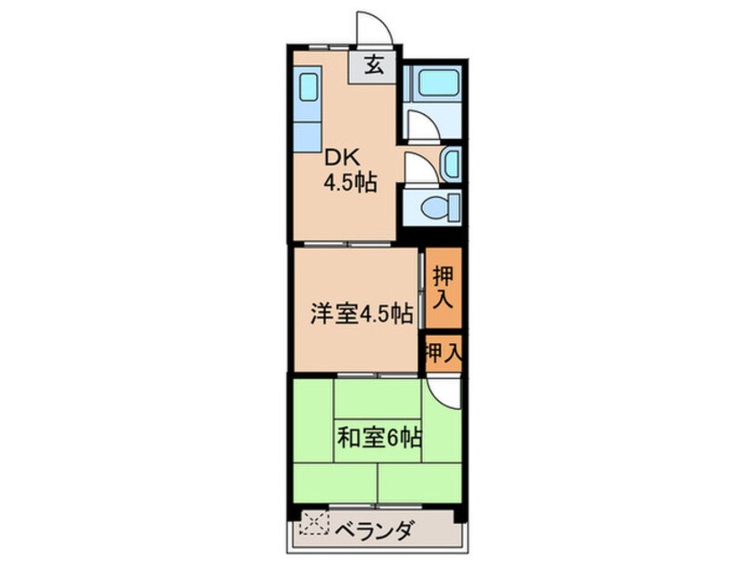 間取図 上更マンション