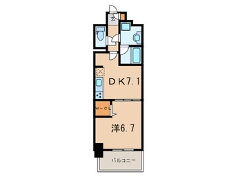 間取図 モンテーニュ名駅