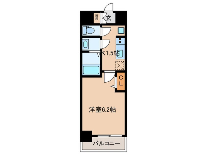 間取図 ﾌﾟﾚｻﾝｽ新栄ﾕﾘｼｽ(1003)