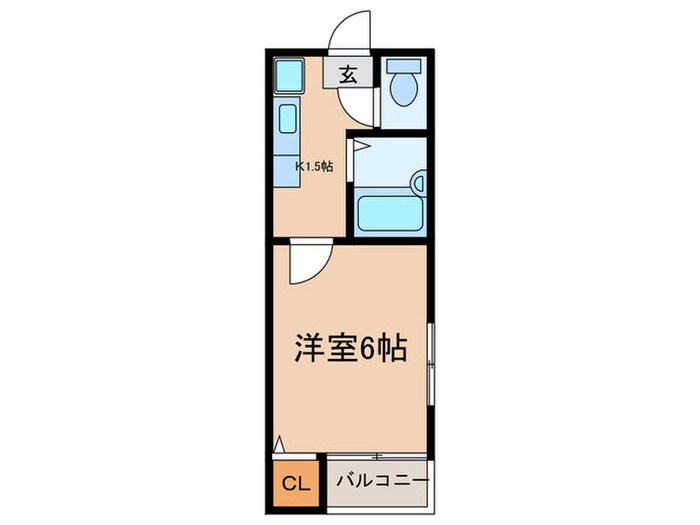 間取り図 プランド－ル瓢箪山