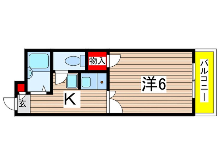 間取図 アンシャンテ川原