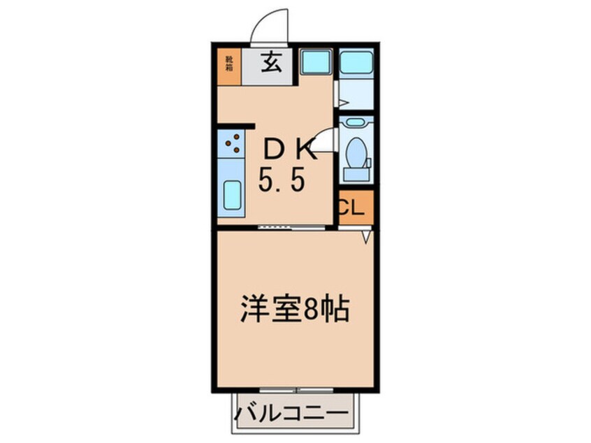間取図 ハウスナカザワＦ棟