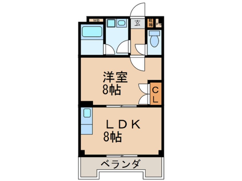 間取図 エルパティオ　一社