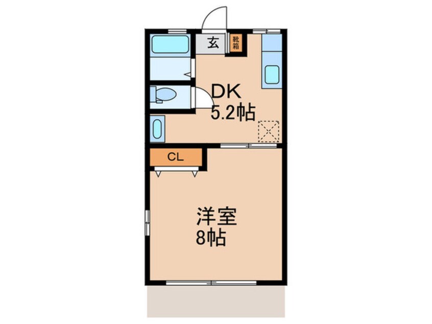 間取図 鶴見ハイム