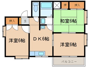 間取図 ドミールＮＡＭＵ