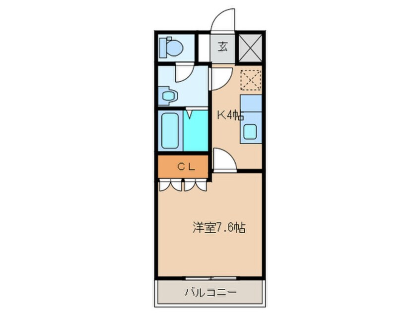 間取図 ファイブシャトーかすみ