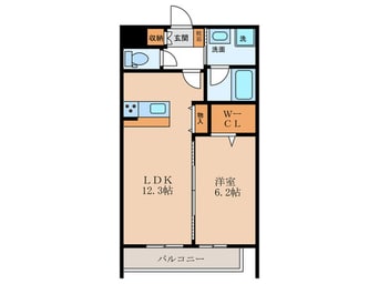 間取図 キューブ黄金