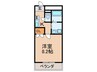 アンプル－ルフェ－ルきたじま 1Kの間取り