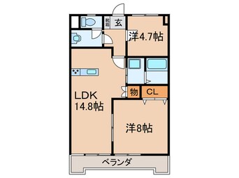 間取図 ロイヤルマンション社ヶ丘