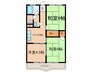マルトウビル 3DKの間取り
