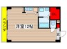 クレスト泉 1Rの間取り