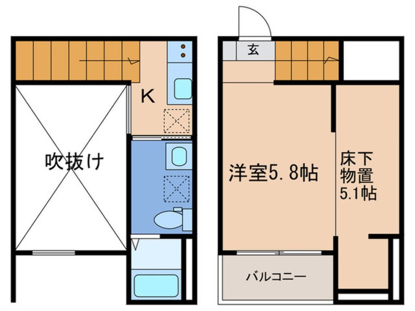 間取図 clarte　内田橋　Ⅱ