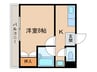 マンションブリッジ８８ 1Kの間取り