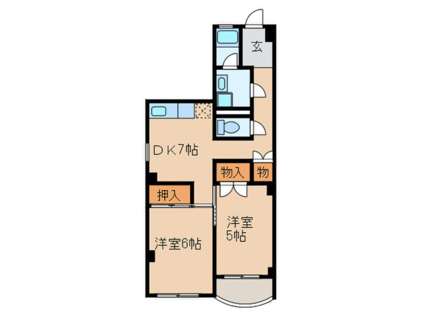 間取図 天王橋レジデンス