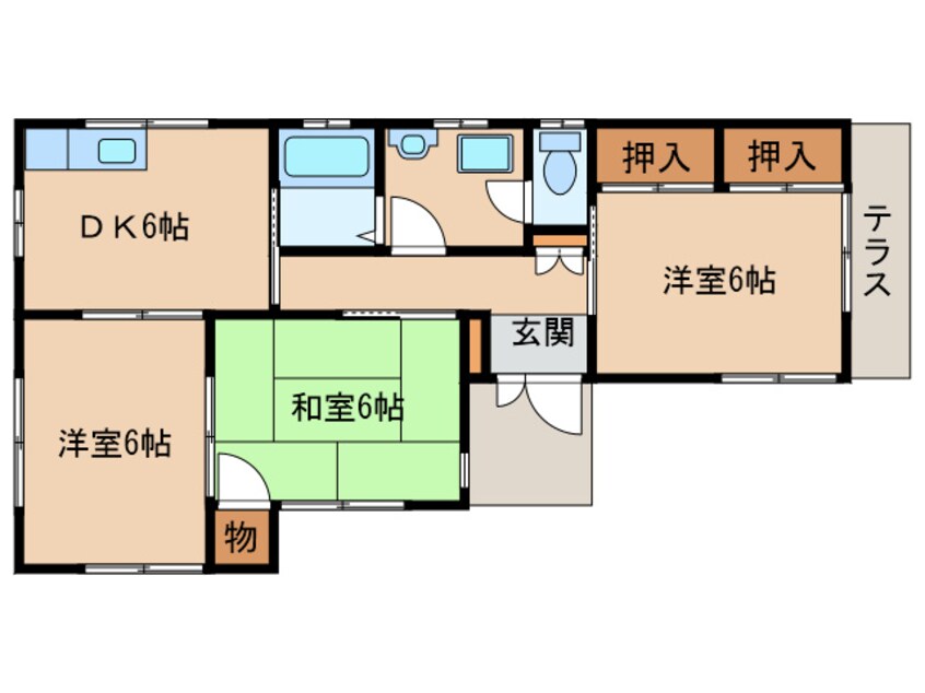 間取図 エレガンスハイツ