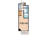 S-RESIDENCE山王 1Kの間取り