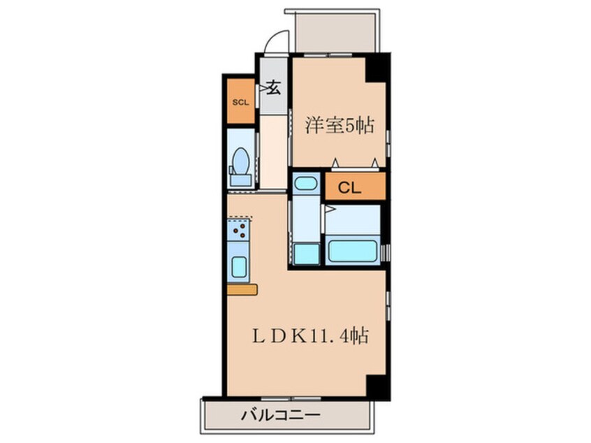 間取図 グランドソレイユ道下