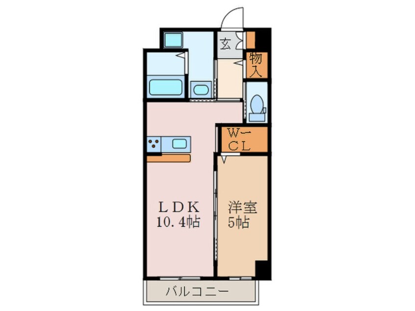 間取図 グランドソレイユ道下