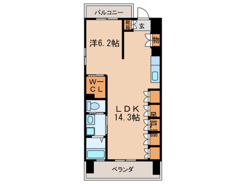 間取図 ペルル清華