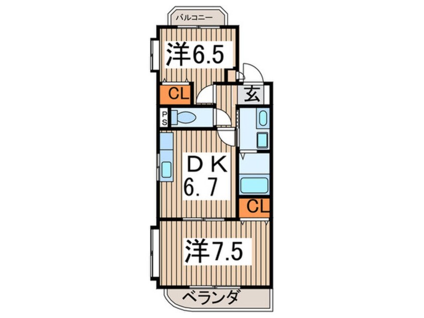 間取図 ラ・フォーレ瑞穂