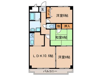 間取図 ロジュマン春日井