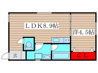 間取図 Pre cher 道徳