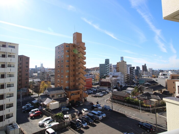 室内からの展望 おがわビル