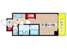 S-RESIDENCE上前津South 1Kの間取り