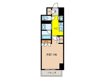 間取図 パークアクシス名駅南グランデ