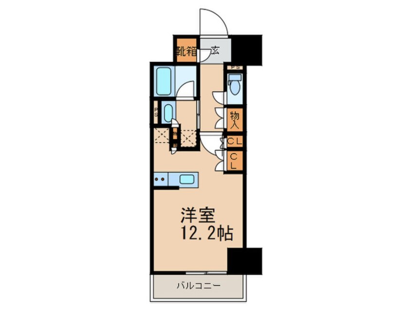 間取図 パークアクシス名駅南グランデ