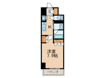 間取図 パークアクシス名駅南グランデ