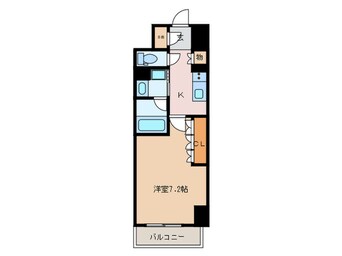 間取図 パークアクシス名駅南グランデ