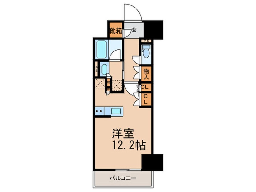 間取図 パークアクシス名駅南グランデ