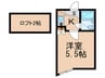 ベルトピア名古屋17 1Kの間取り