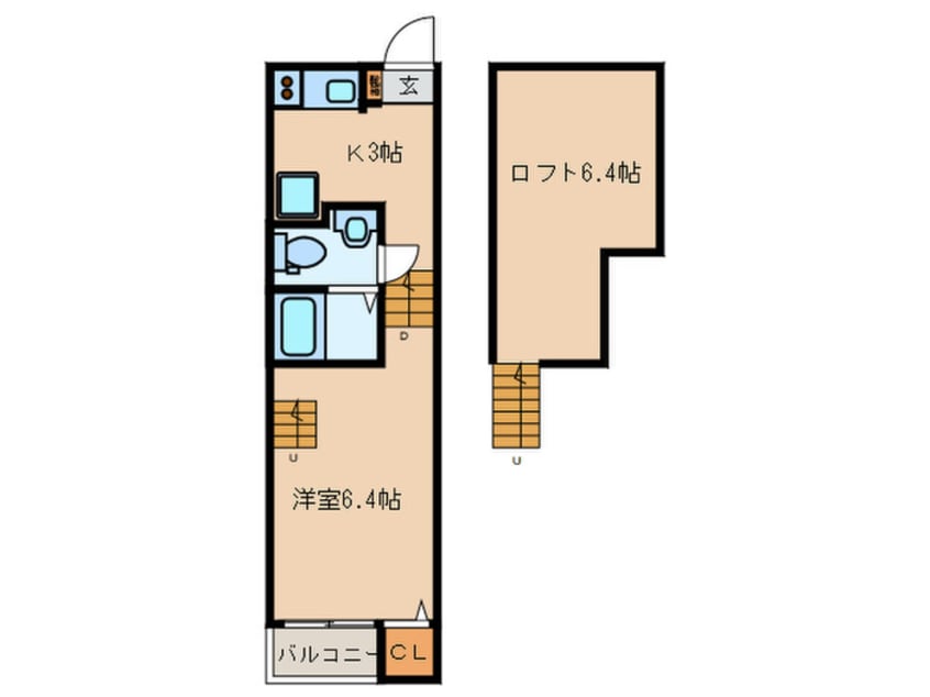 間取図 ボンヌール枇杷島