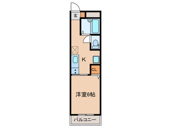 間取図 ルビ－ビル