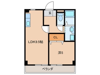 間取図 柘植マンション
