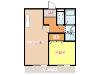 間取図 柘植マンション