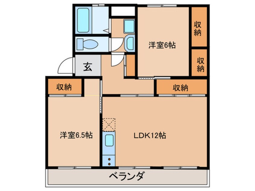 間取図 サンワード大友