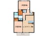 グレ－スハイム六の坪 2LDKの間取り