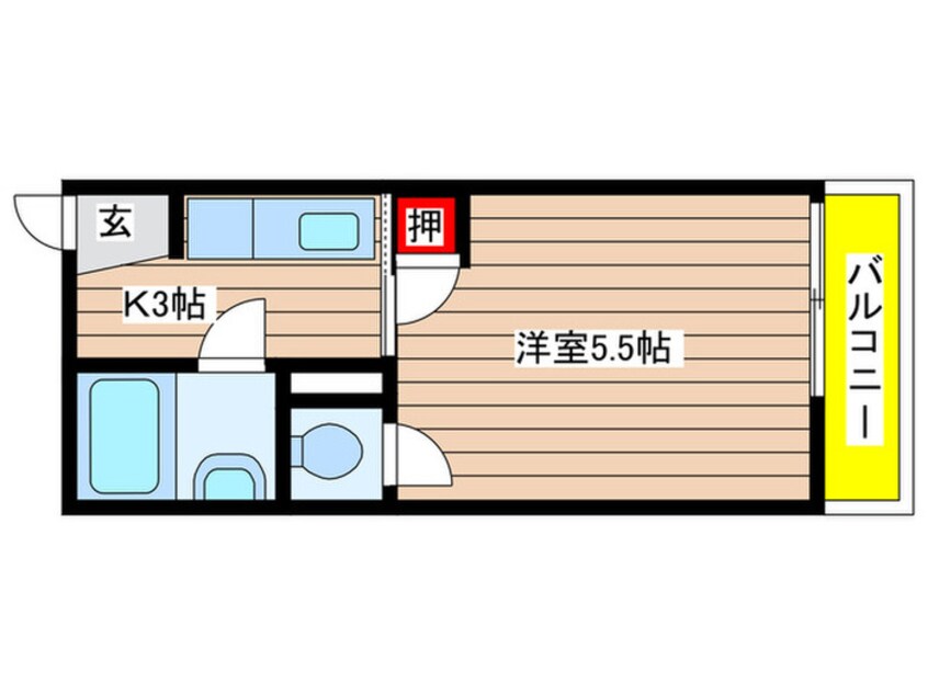 間取図 パレスＣ