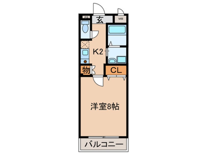 間取図 プルメリア・Ｍ