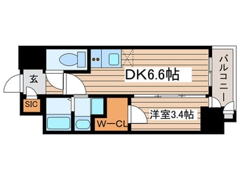 間取図 ｴｽﾃﾑｺｰﾄ名古屋新栄Ⅳﾈｽﾄ
