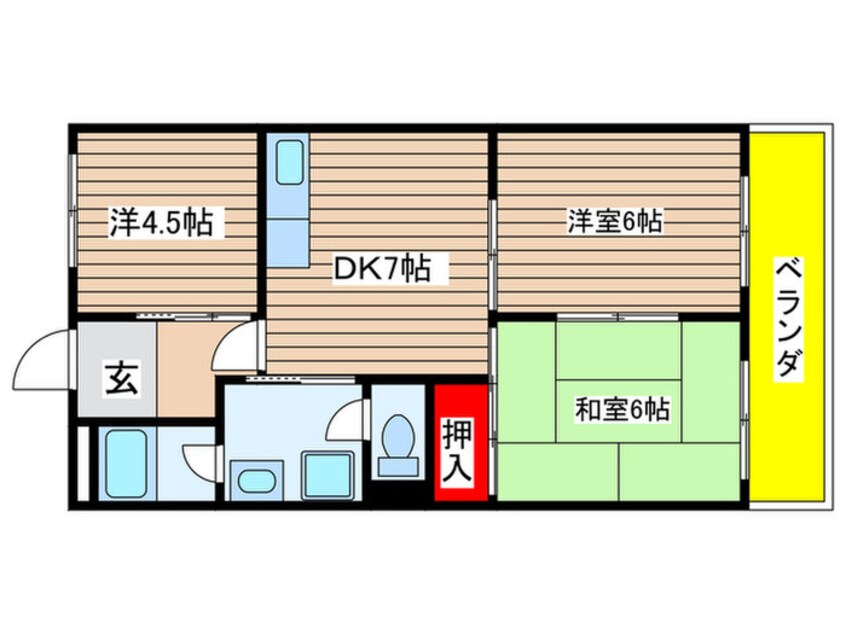 間取図 レジデンス鈴木