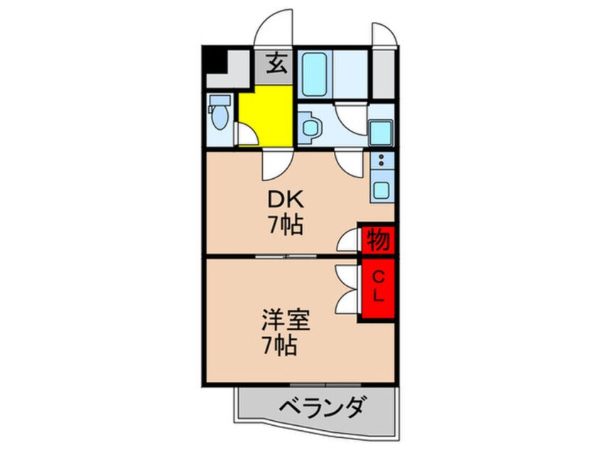 間取図 久屋グリ－ンビル