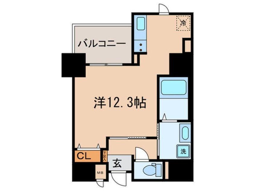 間取図 Bel　Spazio　ISSHA