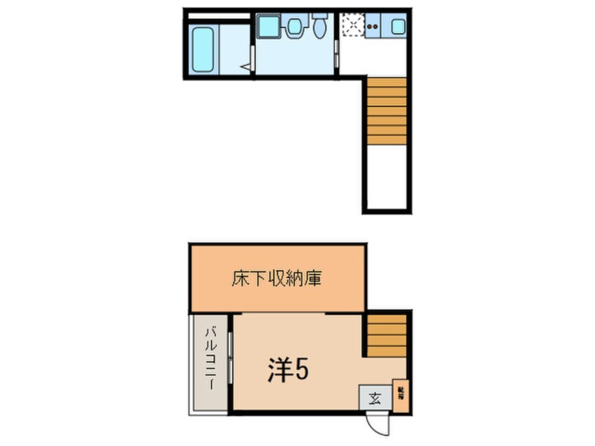 間取図 リデンテ辰巳