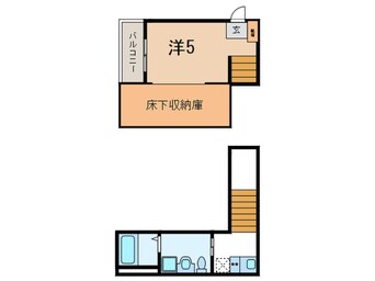 間取図 リデンテ辰巳