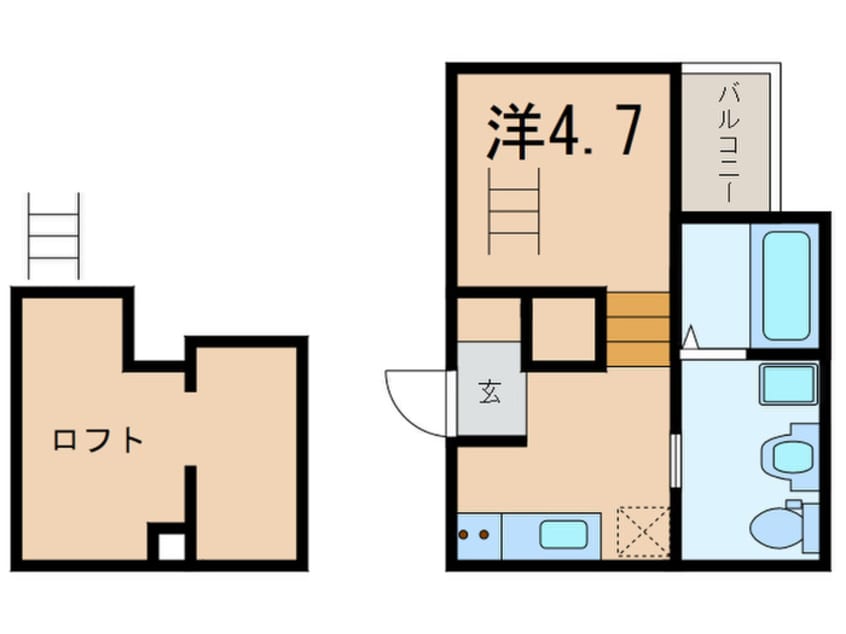 間取図 コンフォート津金